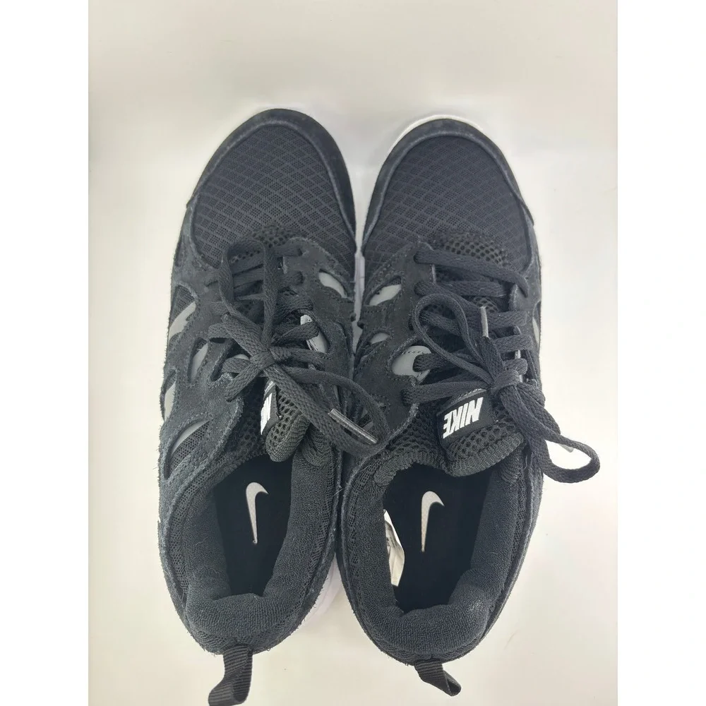 Nike Free Run 2 Kids Sneakers Black White Athletic Running Shoes Size 7Y